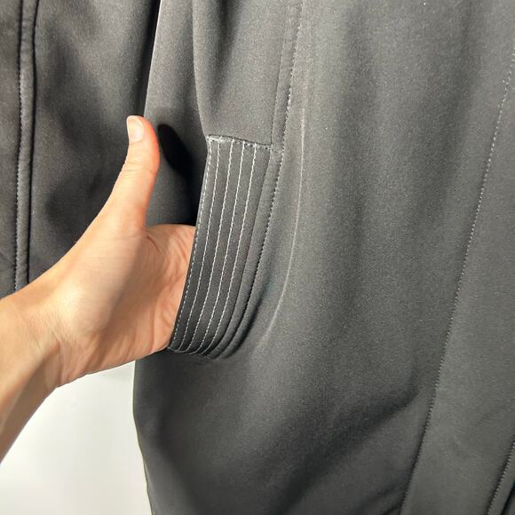 Title Nine Black Hooded Coat - Picture 3 of 7